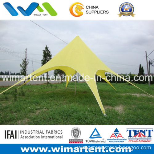 10mx10m Yellow Aluminum Star Shade Outdoor Tent